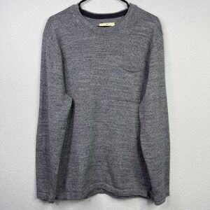 The Normal Brand Sweater Mens L Gray Cotton Casual Pullover Minimalist Preppy